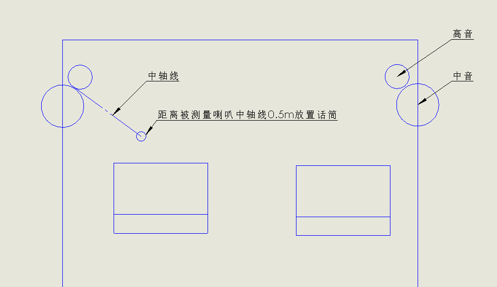 测试中高音麦克风摆放位置